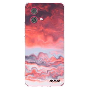 Picasee silikónový prehľadný obal pre Motorola Moto G84 5G - Sunset