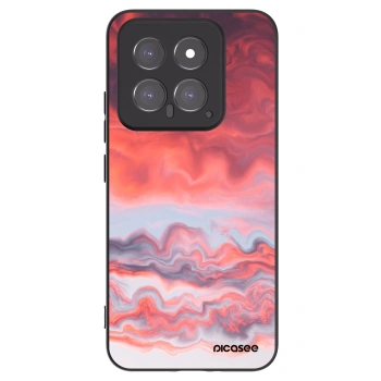 Picasee silikónový čierny obal pre Xiaomi 14 - Sunset