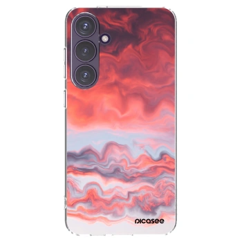 Picasee silikónový prehľadný obal pre Samsung Galaxy S24+ S926B 5G - Sunset
