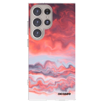 Picasee silikónový prehľadný obal pre Samsung Galaxy S24 Ultra S928B 5G - Sunset