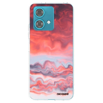 Picasee silikónový prehľadný obal pre Motorola Edge 40 Neo - Sunset