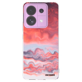 Picasee silikónový prehľadný obal pre Xiaomi Redmi Note 13 Pro 5G - Sunset