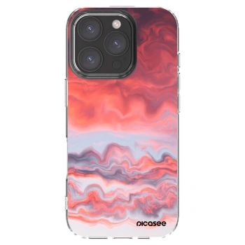 Picasee silikónový prehľadný obal pre Apple iPhone 16 Pro - Sunset