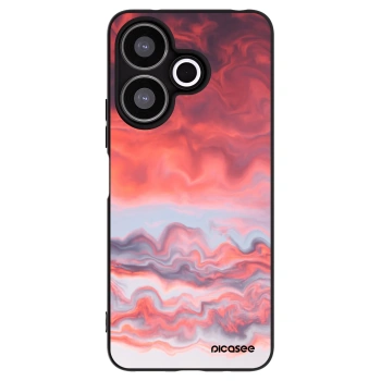 Picasee silikónový čierny obal pre Xiaomi Redmi 13 4G - Sunset