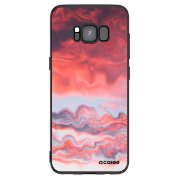 Picasee silikónový čierny obal pre Samsung Galaxy S8 G950F - Sunset
