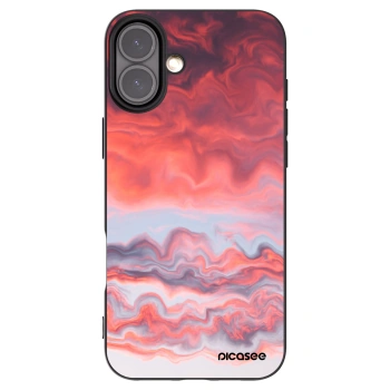 Picasee silikónový čierny obal pre Apple iPhone 16 Plus - Sunset