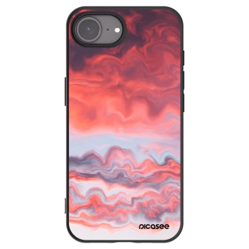 Picasee silikónový čierny obal pre Apple iPhone 16e - Sunset