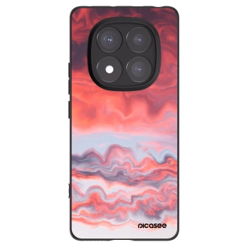 Picasee silikónový čierny obal pre Xiaomi Redmi Note 14 Pro+ 5G - Sunset