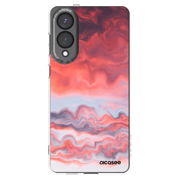 Picasee silikónový prehľadný obal pre Samsung Galaxy S25 Edge 5G - Sunset