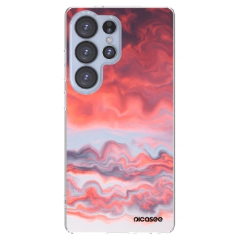 Picasee silikónový prehľadný obal pre Samsung Galaxy S25 Ultra 5G - Sunset