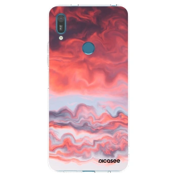 Picasee silikónový prehľadný obal pre Huawei Y7 2019 - Sunset