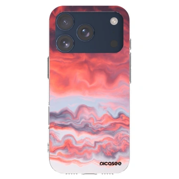 Picasee silikónový prehľadný obal pre Apple iPhone 17 Pro - Sunset
