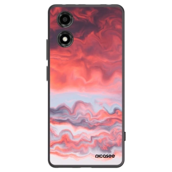 Picasee silikónový čierny obal pre Motorola Moto E14 - Sunset