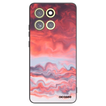 Picasee silikónový čierny obal pre Motorola Moto G86 5G - Sunset