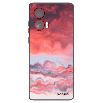 Picasee silikónový čierny obal pre Motorola Edge 50 Fusion - Sunset