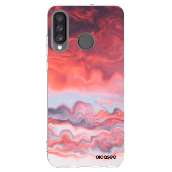 Picasee silikónový prehľadný obal pre Huawei P30 Lite - Sunset