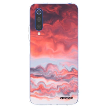 Picasee silikónový prehľadný obal pre Xiaomi Mi 9 SE - Sunset