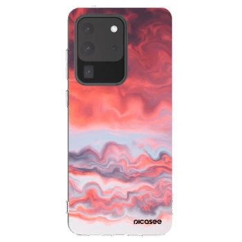 Picasee silikónový prehľadný obal pre Samsung Galaxy S20 Ultra 5G G988F - Sunset