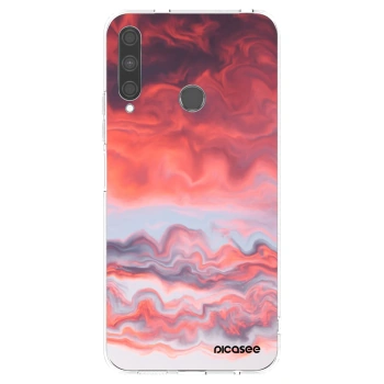 Picasee silikónový prehľadný obal pre Huawei P40 Lite E - Sunset