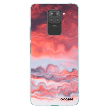 Picasee silikónový čierny obal pre Xiaomi Redmi Note 9 - Sunset