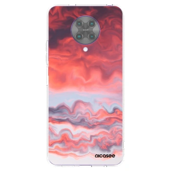 Picasee silikónový prehľadný obal pre Xiaomi Poco F2 Pro - Sunset