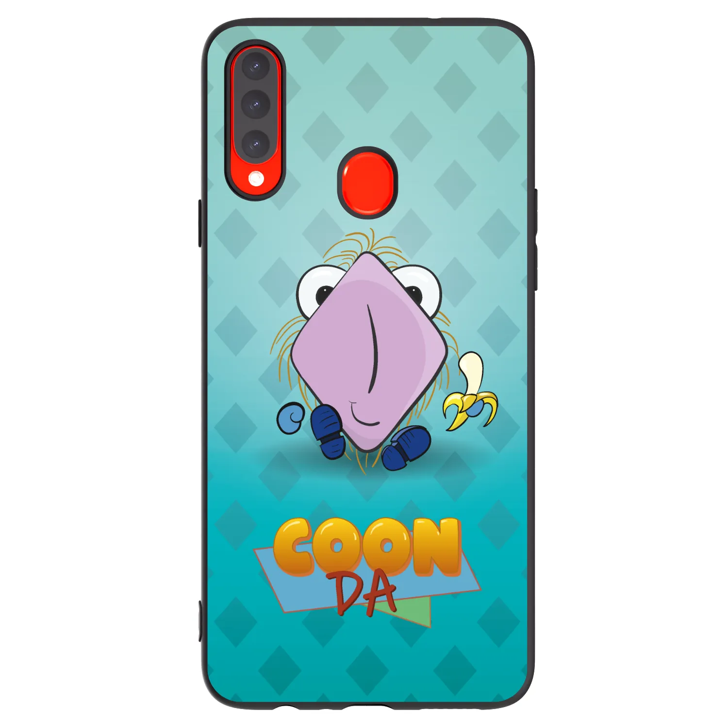 Picasee silikónový čierny obal pre Samsung Galaxy A20s - COONDA chlupatka světlá