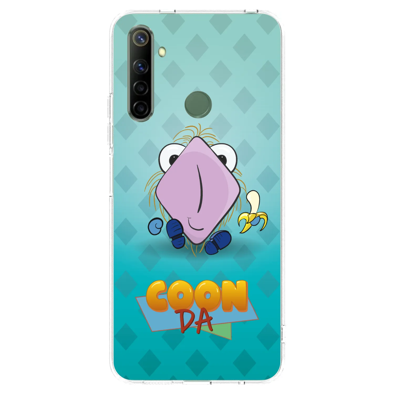 Picasee silikónový prehľadný obal pre Realme 6i - COONDA chlupatka světlá