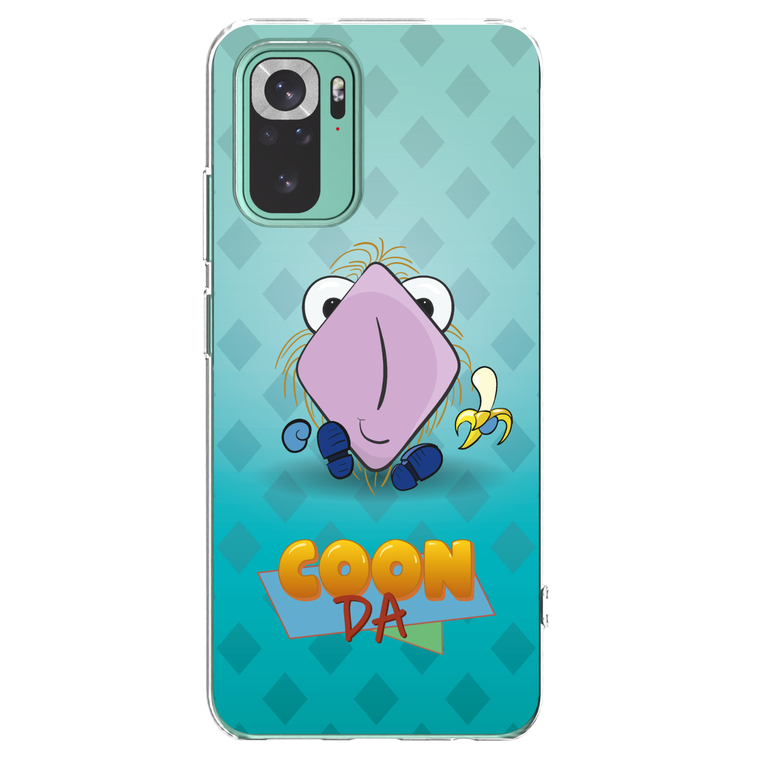 Picasee silikónový prehľadný obal pre Xiaomi Redmi Note 10 Pro - COONDA chlupatka světlá
