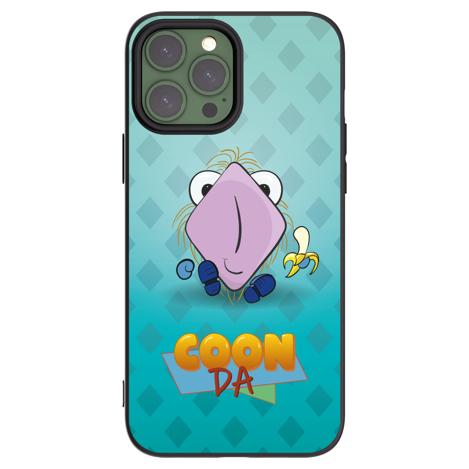 Silikónový čierny obal pre Apple iPhone 13 Pro Max - COONDA chlupatka světlá