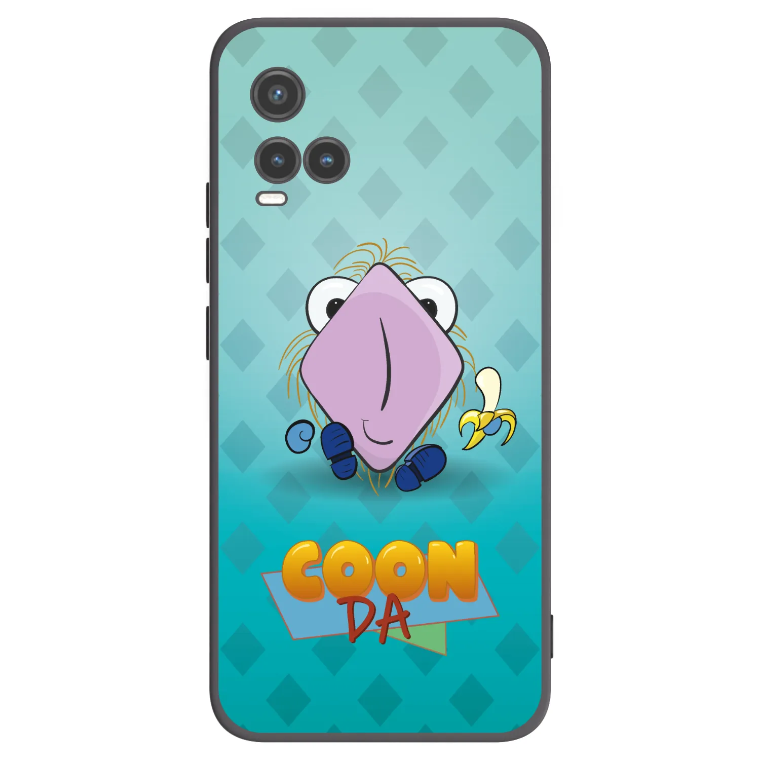 Picasee silikónový čierny obal pre Vivo Y33s - COONDA chlupatka světlá