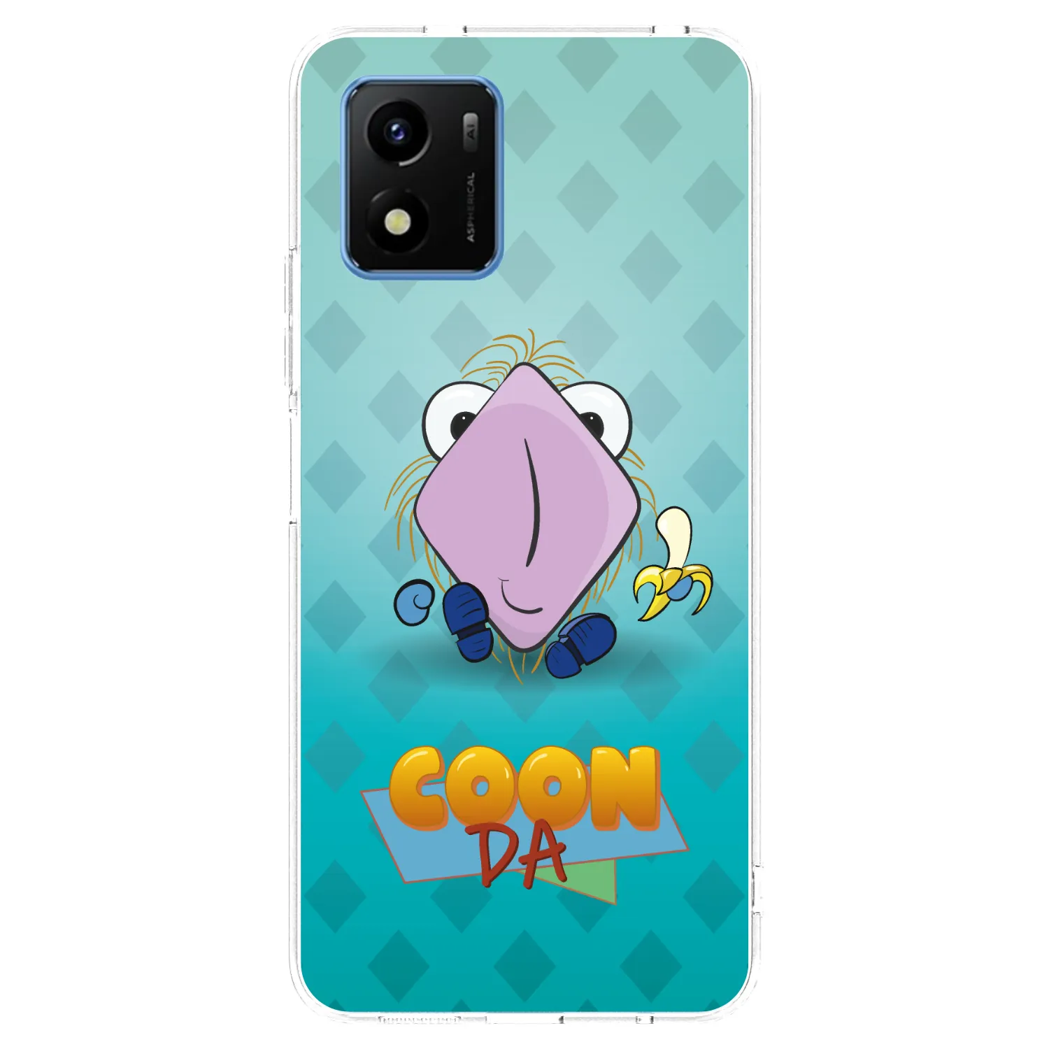 Picasee silikónový prehľadný obal pre Vivo Y01 - COONDA chlupatka světlá