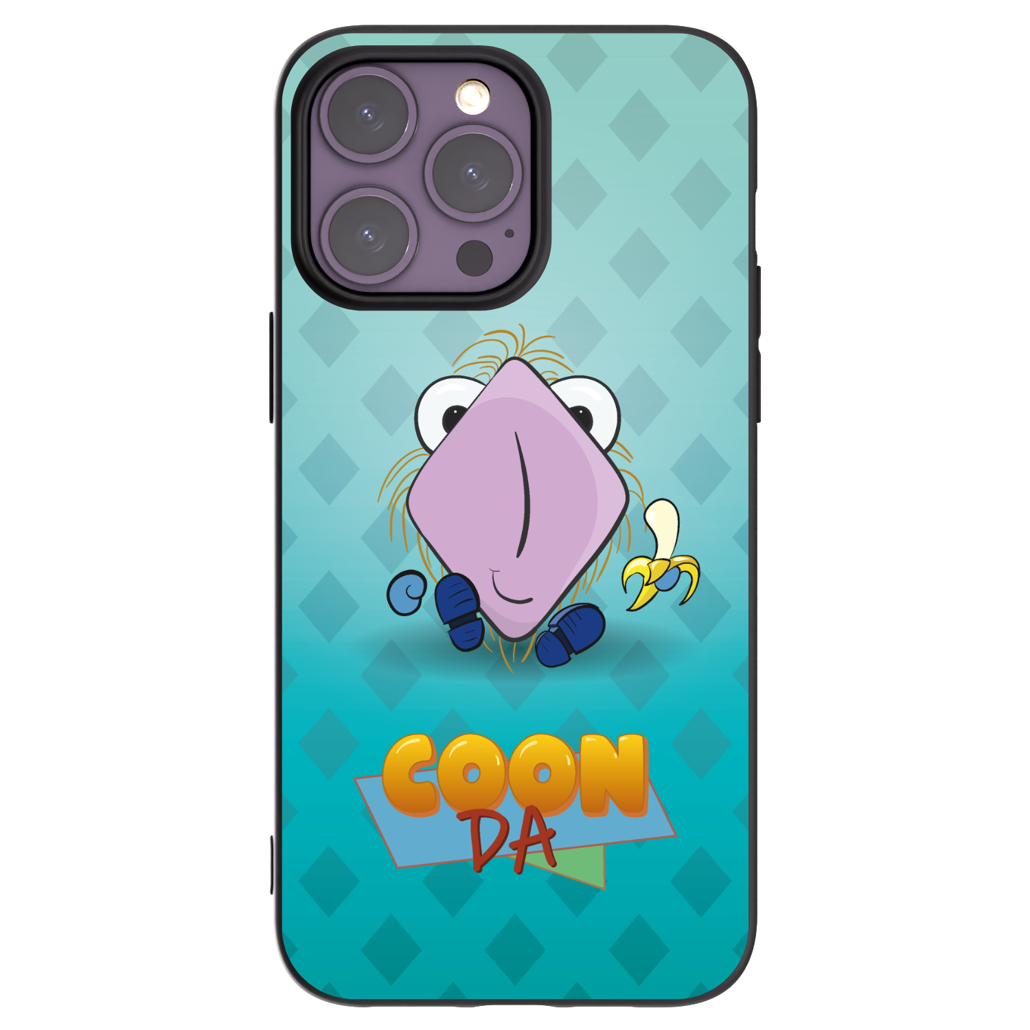 Picasee silikónový čierny obal pre Apple iPhone 14 Pro Max - COONDA chlupatka světlá