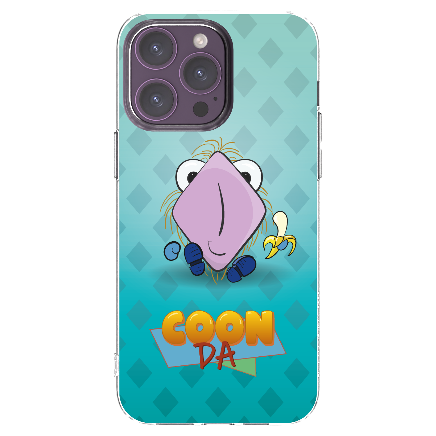 Picasee silikónový prehľadný obal pre Apple iPhone 14 Pro Max - COONDA chlupatka světlá