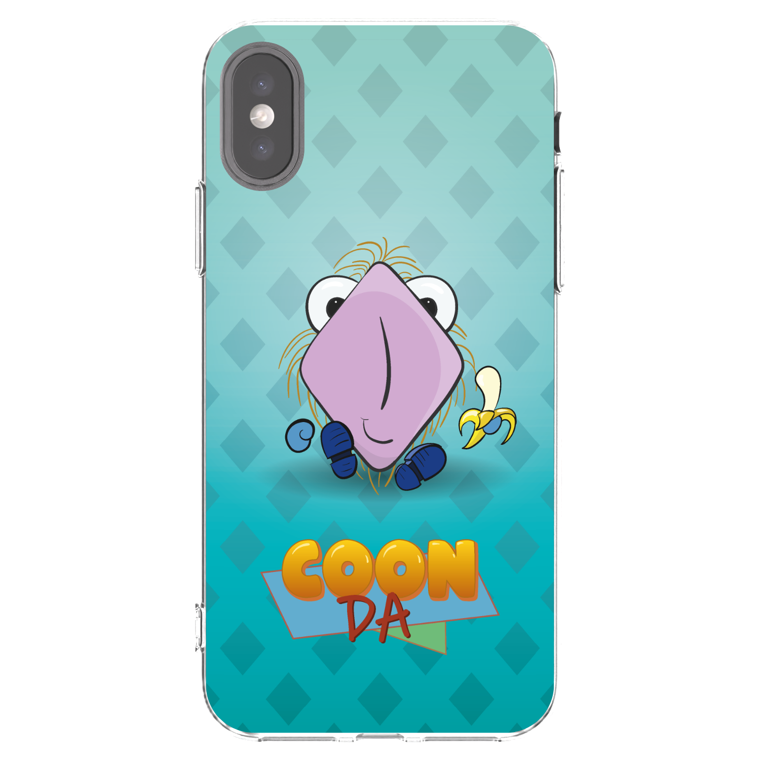 Picasee silikónový prehľadný obal pre Apple iPhone X/XS - COONDA chlupatka světlá