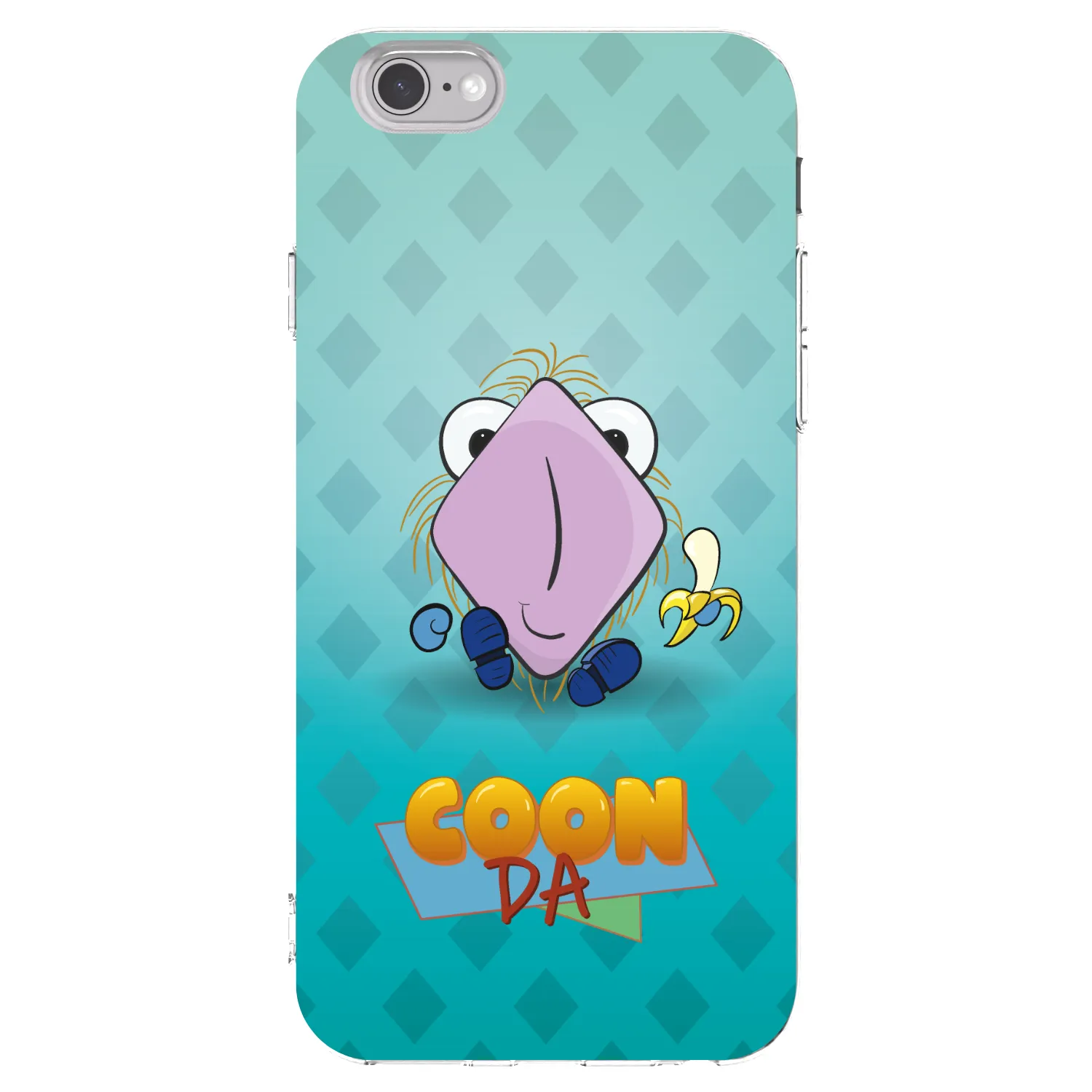 Picasee silikónový prehľadný obal pre Apple iPhone 6/6S - COONDA chlupatka světlá