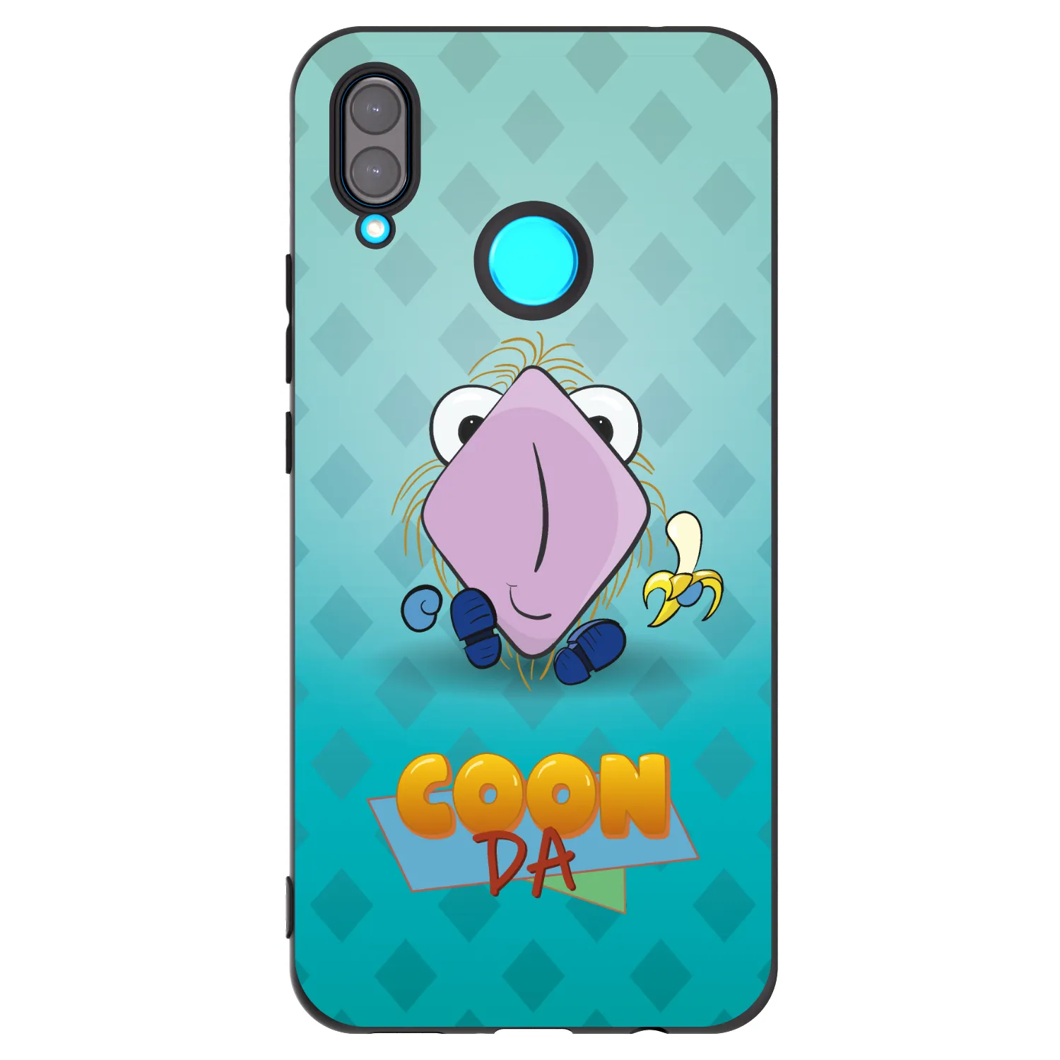 Picasee silikónový čierny obal pre Huawei Nova 3 - COONDA chlupatka světlá