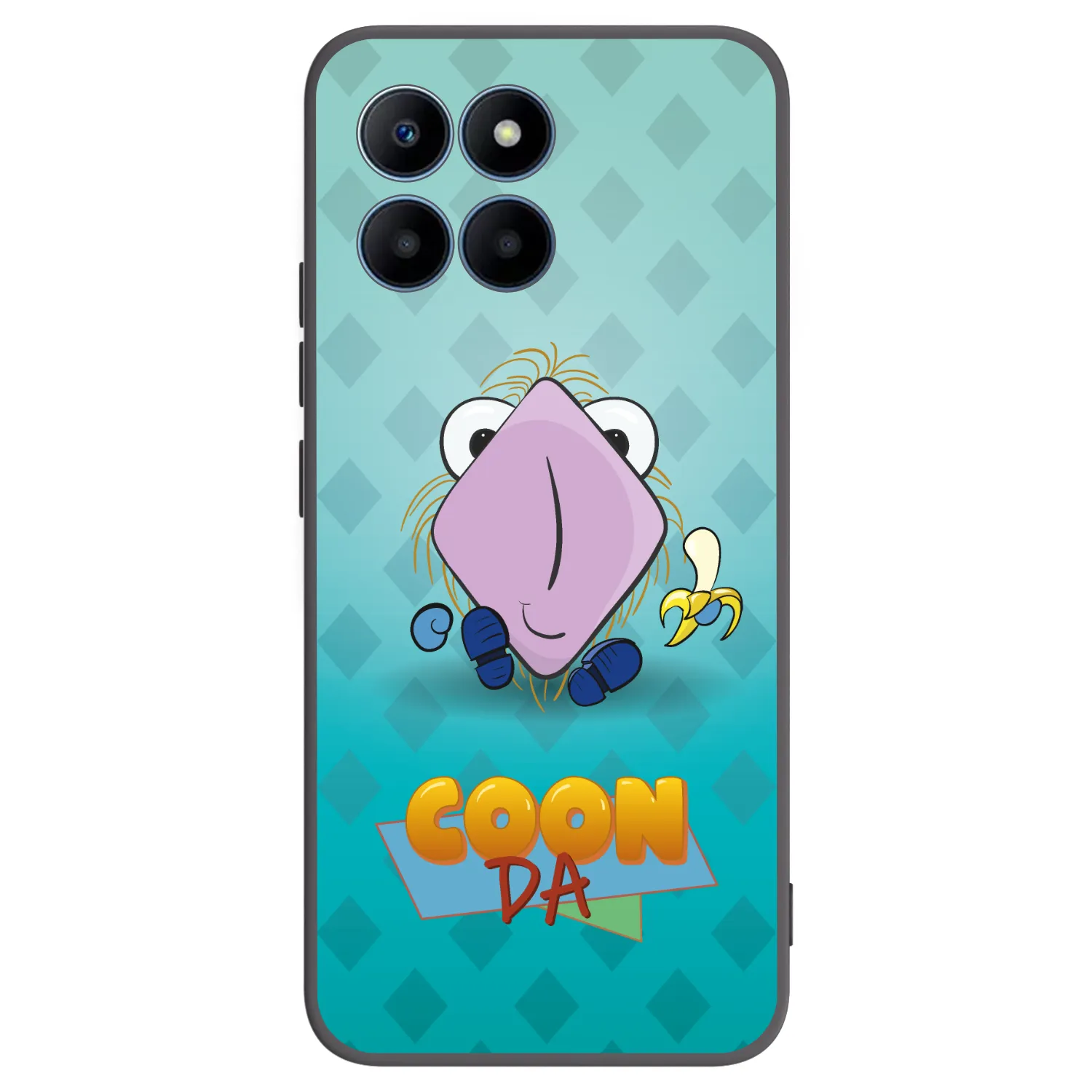 Picasee silikónový čierny obal pre Honor 70 Lite - COONDA chlupatka světlá