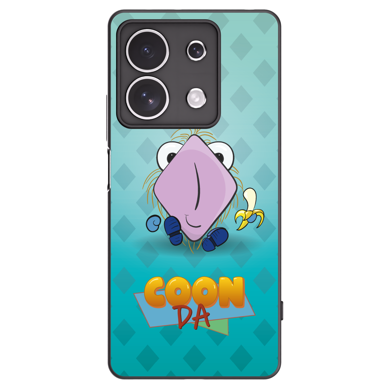 Picasee silikónový čierny obal pre Xiaomi Redmi Note 13 4G - COONDA chlupatka světlá