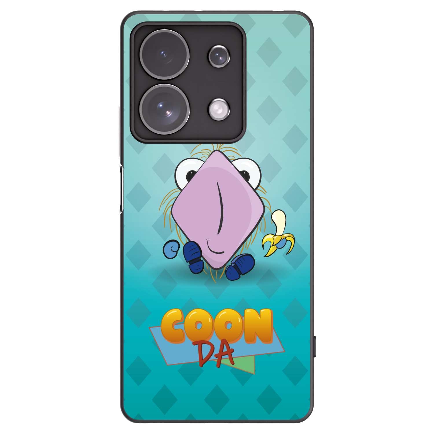 Silikónový čierny obal pre Xiaomi Redmi Note 13 Pro 4G - COONDA chlupatka světlá
