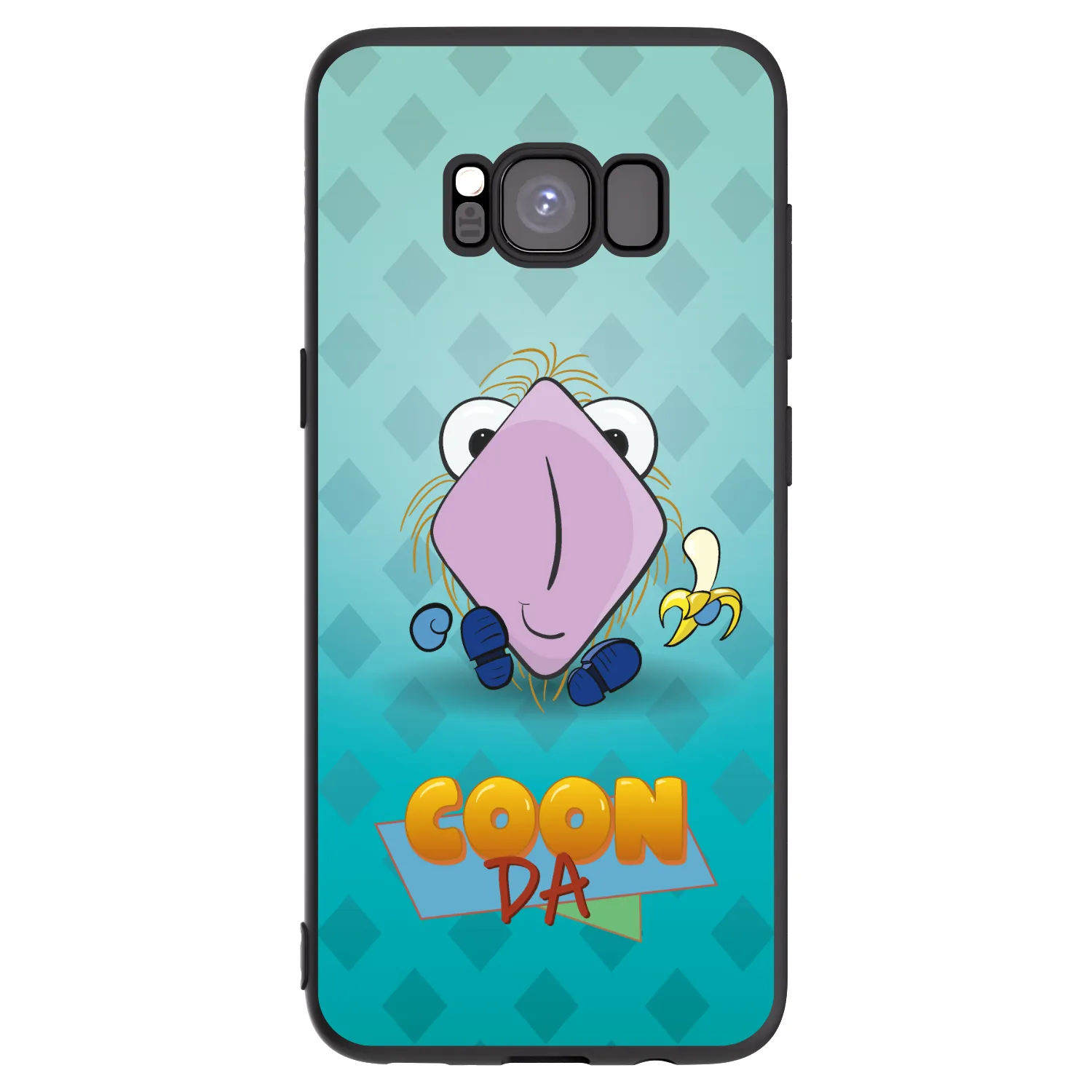Picasee silikónový čierny obal pre Samsung Galaxy S8 G950F - COONDA chlupatka světlá