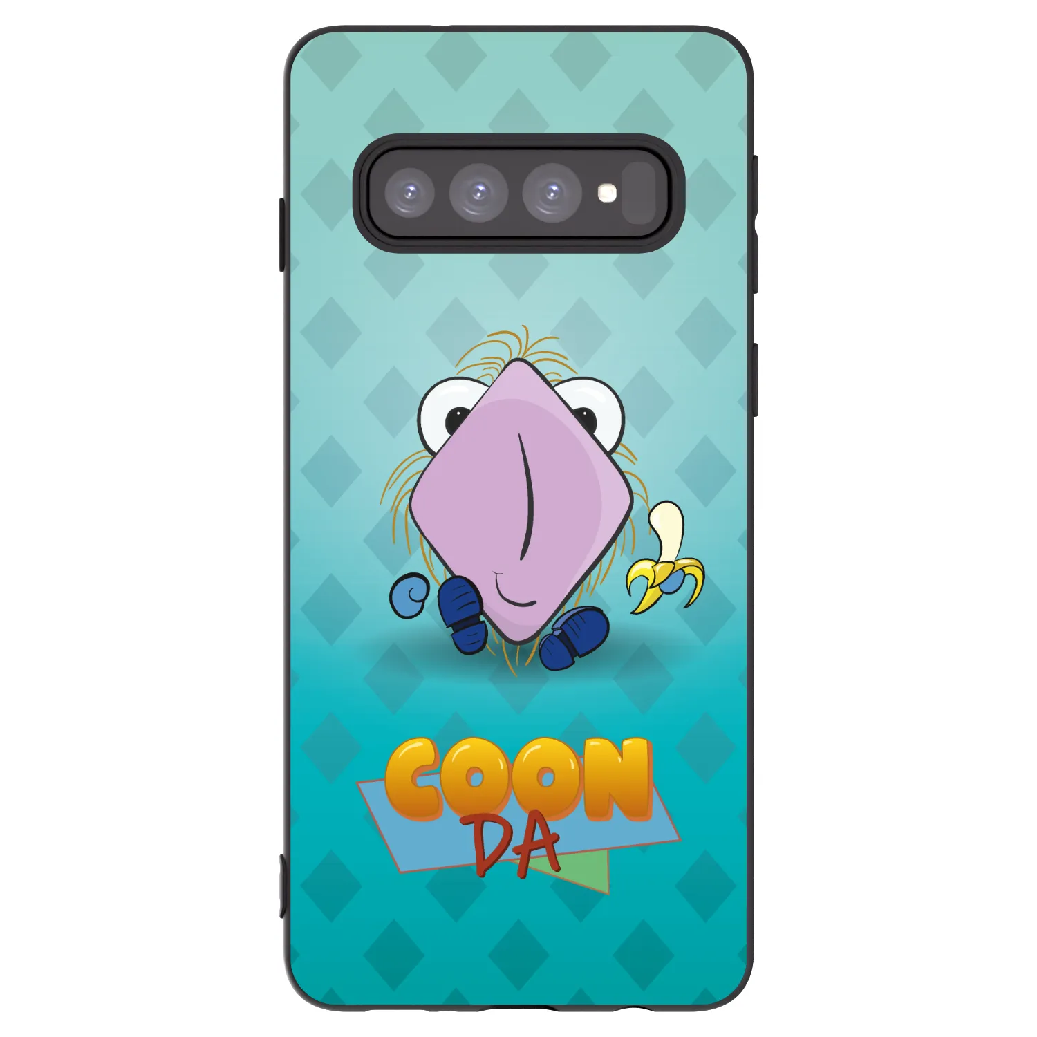 Picasee silikónový čierny obal pre Samsung Galaxy S10 G973 - COONDA chlupatka světlá