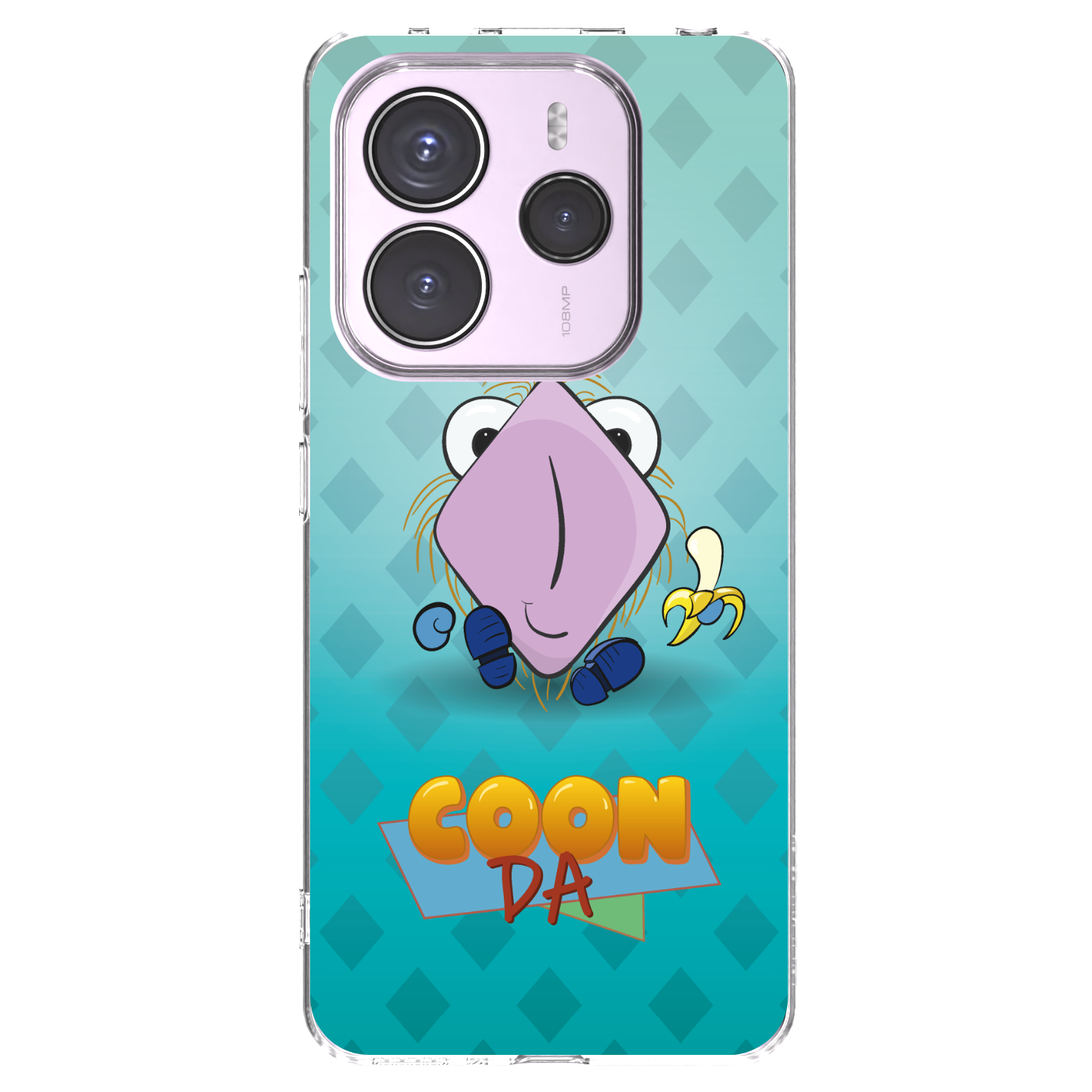 Silikónový prehľadný obal pre Xiaomi Redmi Note 14 5G - COONDA chlupatka světlá