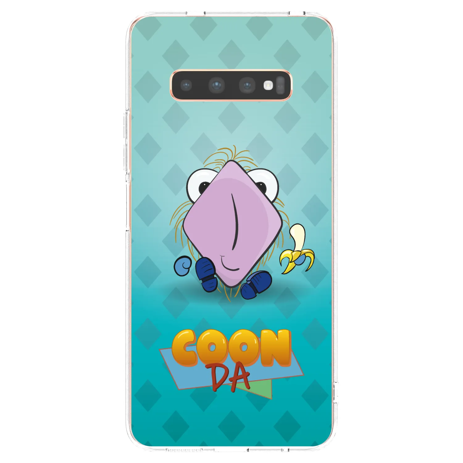 Picasee silikónový prehľadný obal pre Samsung Galaxy S10 Plus G975 - COONDA chlupatka světlá