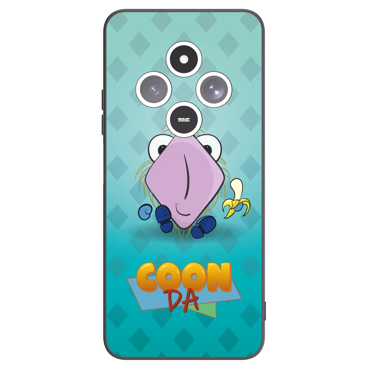 Picasee silikónový čierny obal pre Xiaomi Redmi 14C - COONDA chlupatka světlá