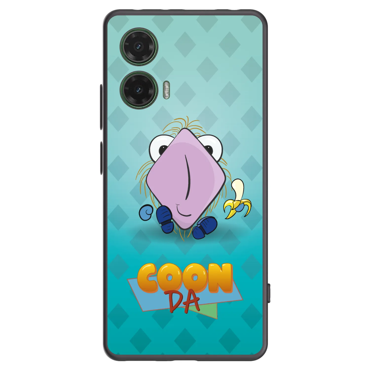 Picasee silikónový čierny obal pre Motorola Moto G35 5G - COONDA chlupatka světlá