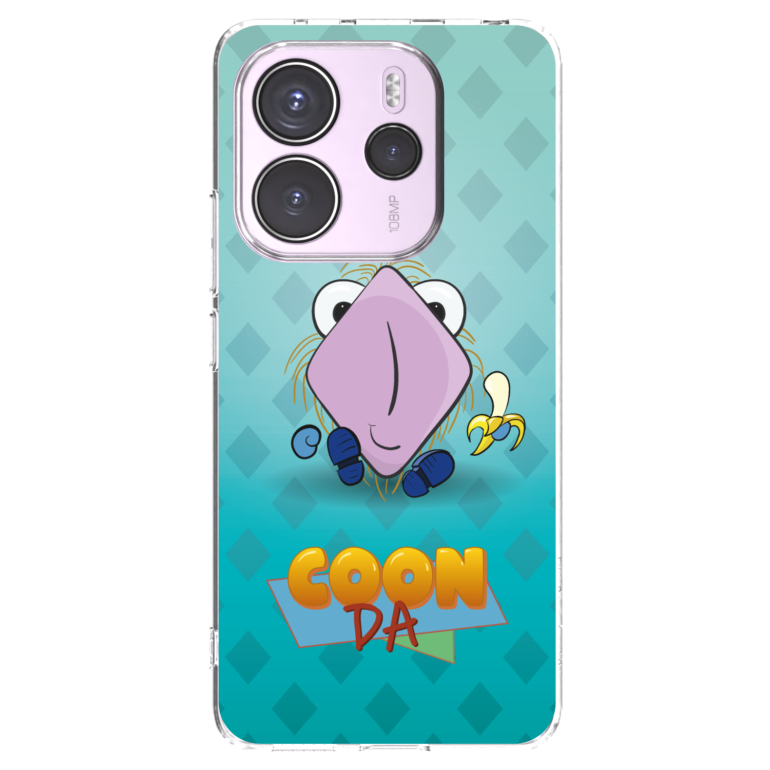 Picasee silikónový prehľadný obal pre Xiaomi Redmi Note 14 4G - COONDA chlupatka světlá