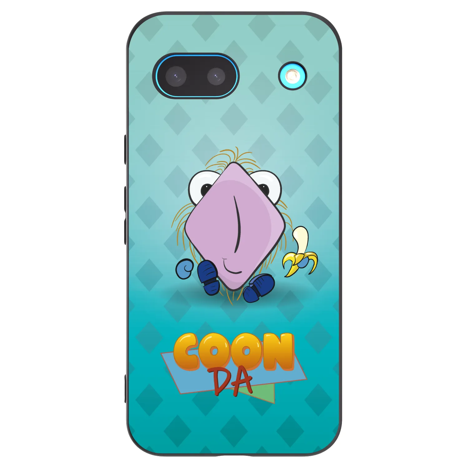 Picasee silikónový čierny obal pre Google Pixel 8a - COONDA chlupatka světlá