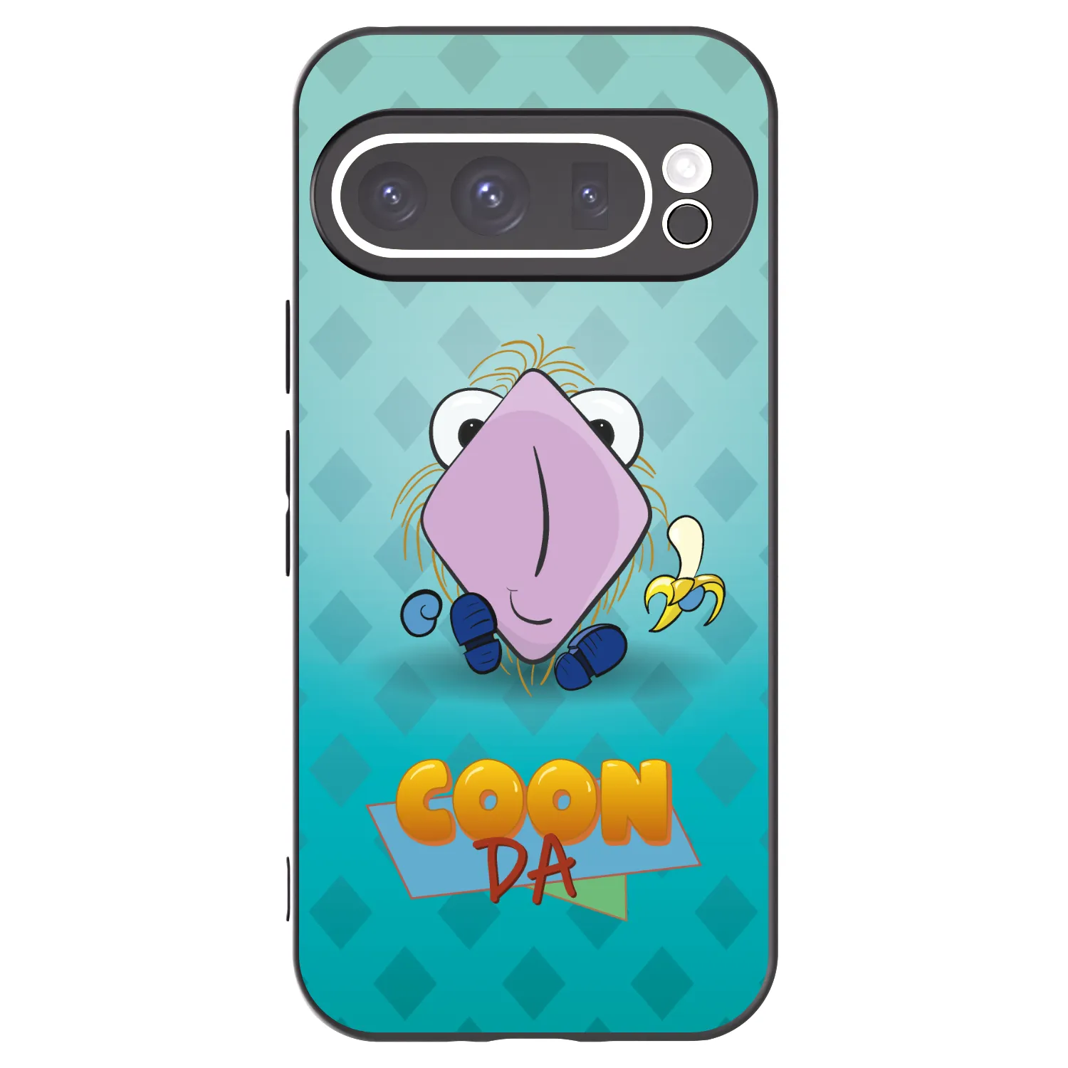 Picasee silikónový čierny obal pre Google Pixel 9 Pro - COONDA chlupatka světlá