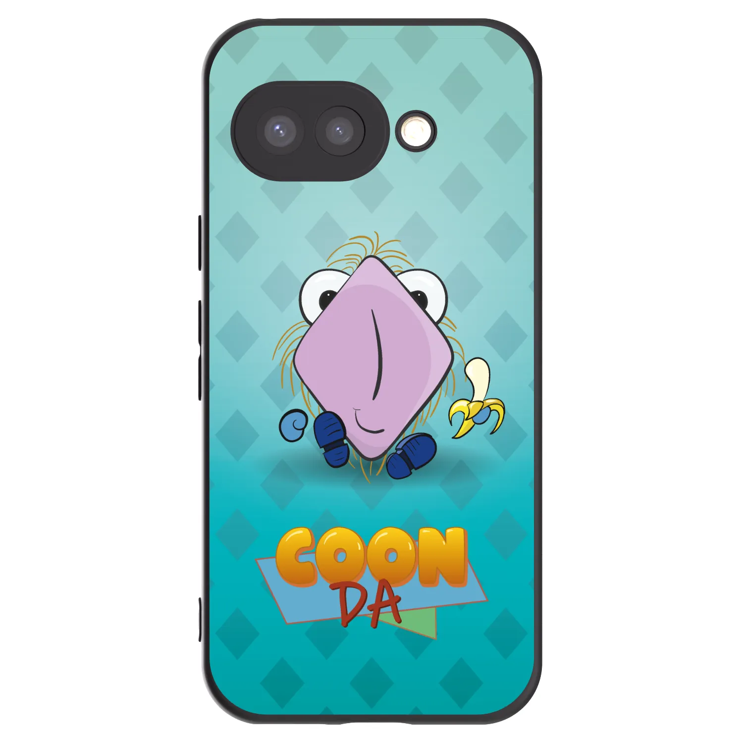 Picasee silikónový čierny obal pre Google Pixel 9a - COONDA chlupatka světlá