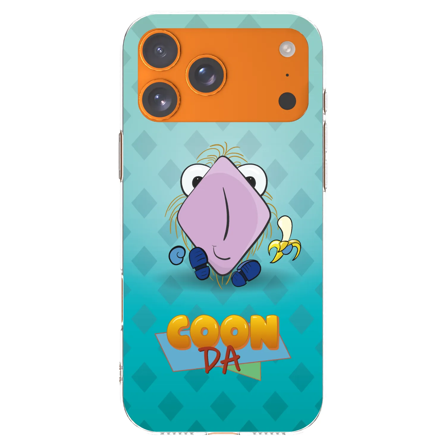 Picasee silikónový prehľadný obal pre Apple iPhone 17 Pro Max - COONDA chlupatka světlá